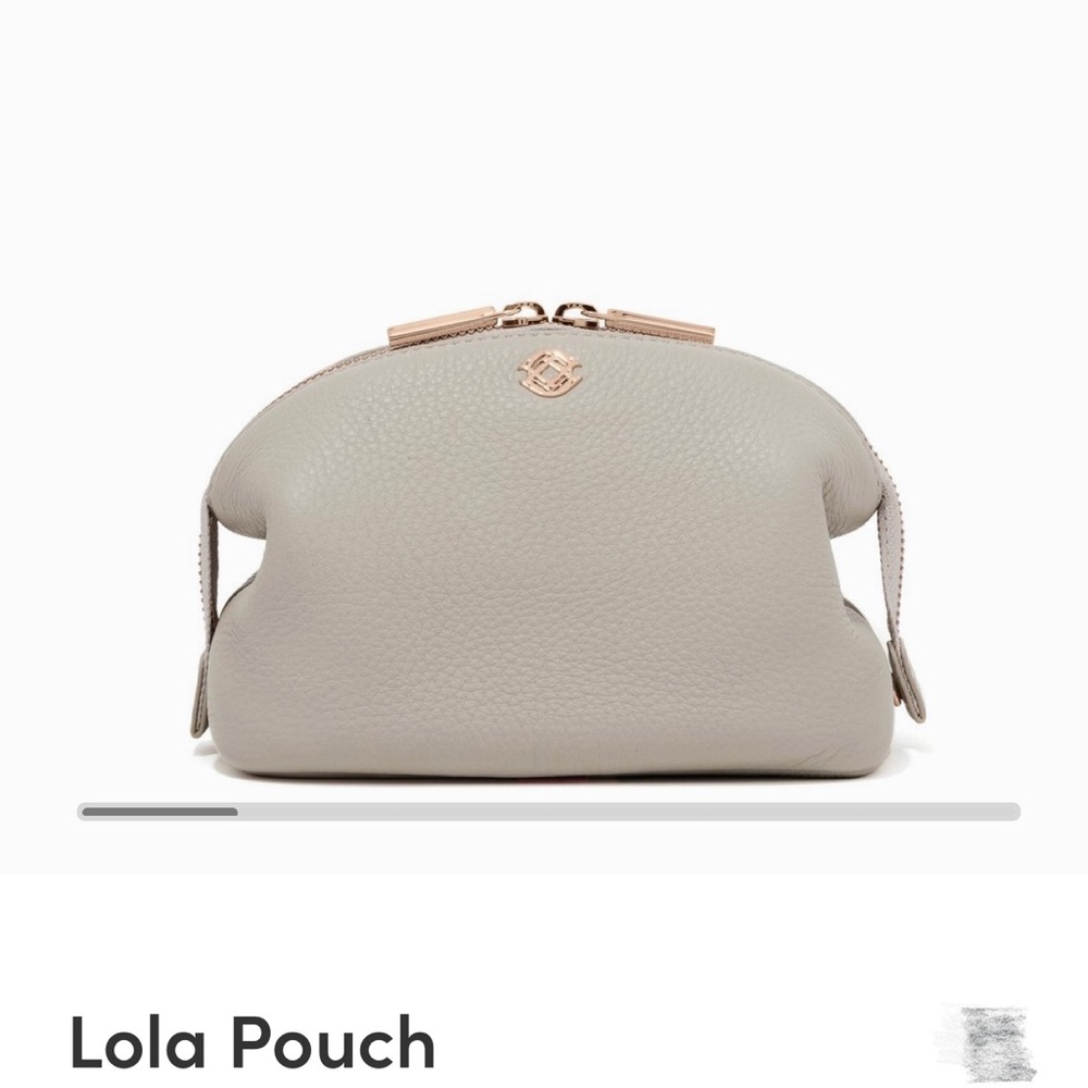 Dagne Dover Lola Pouch small Bone leather